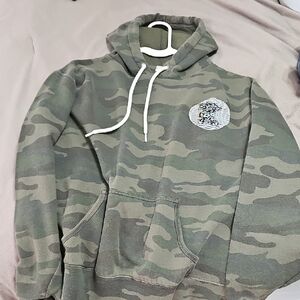 Camouflage Hoodie with MN Graphic Patch